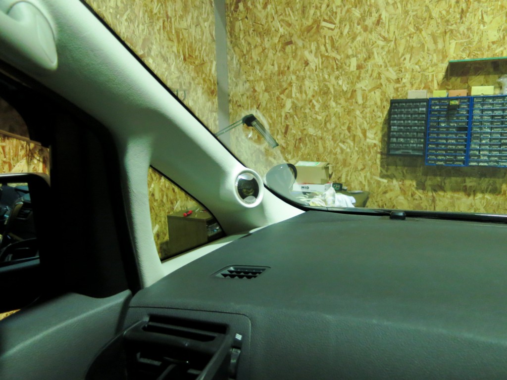 ツイーター埋込加工