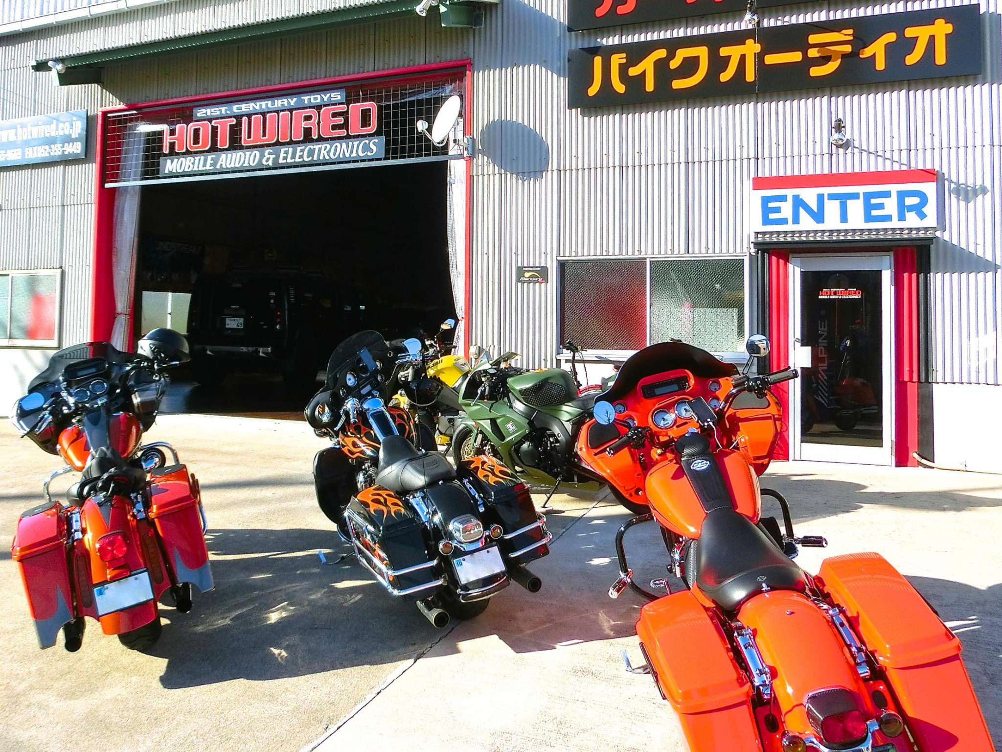 ハーレー用オーディオ スピーカー交換 Harley Davidson Rockford Fosgate Hot Wired ホットワイヤード オフィシャルブログ Nagoya 052 Motoring