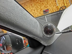 CX-5 スピーカー交換 アウターバッフル　ツイーター埋込　Mercury Car Audio　HELIX DSP HOT WIRED　名古屋