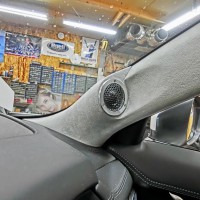 CX-5 スピーカー交換　ドアのデッド二ング　音質向上　HOT WIRED 名古屋　Mercury Car Audio ツイーター埋込