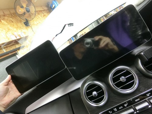 W205 ベンツ Cクラス用 10.25 インチモニター タッチパネル 