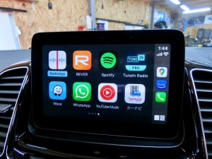 GLE NTG5S1 ベンツ　後付けCarPlay AndroidAuto 有効化　コーディング　Apple CarPlay ホットワイヤード　名古屋　カープレイ 