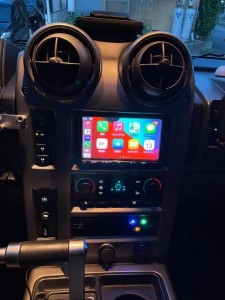 HUMMER H2 CarPlay ワイヤレス　Apple CarPlay Android Auto ワイヤレス　ミラーリング　WIFI Bluetooth 後付けCarPlay Youtube 動画再生　HOT WIRED 名古屋　アメ車　純正ナビ　社外ナビ　外部入力　HDMI RCA