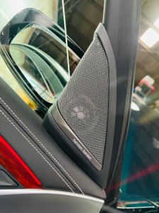 BMW純正　ハーマン　HARMAN スピーカー交換　ツイーター　音質改善　音質　向上　Mercury Car Audio Audible Physics 名古屋　ホットワイヤード