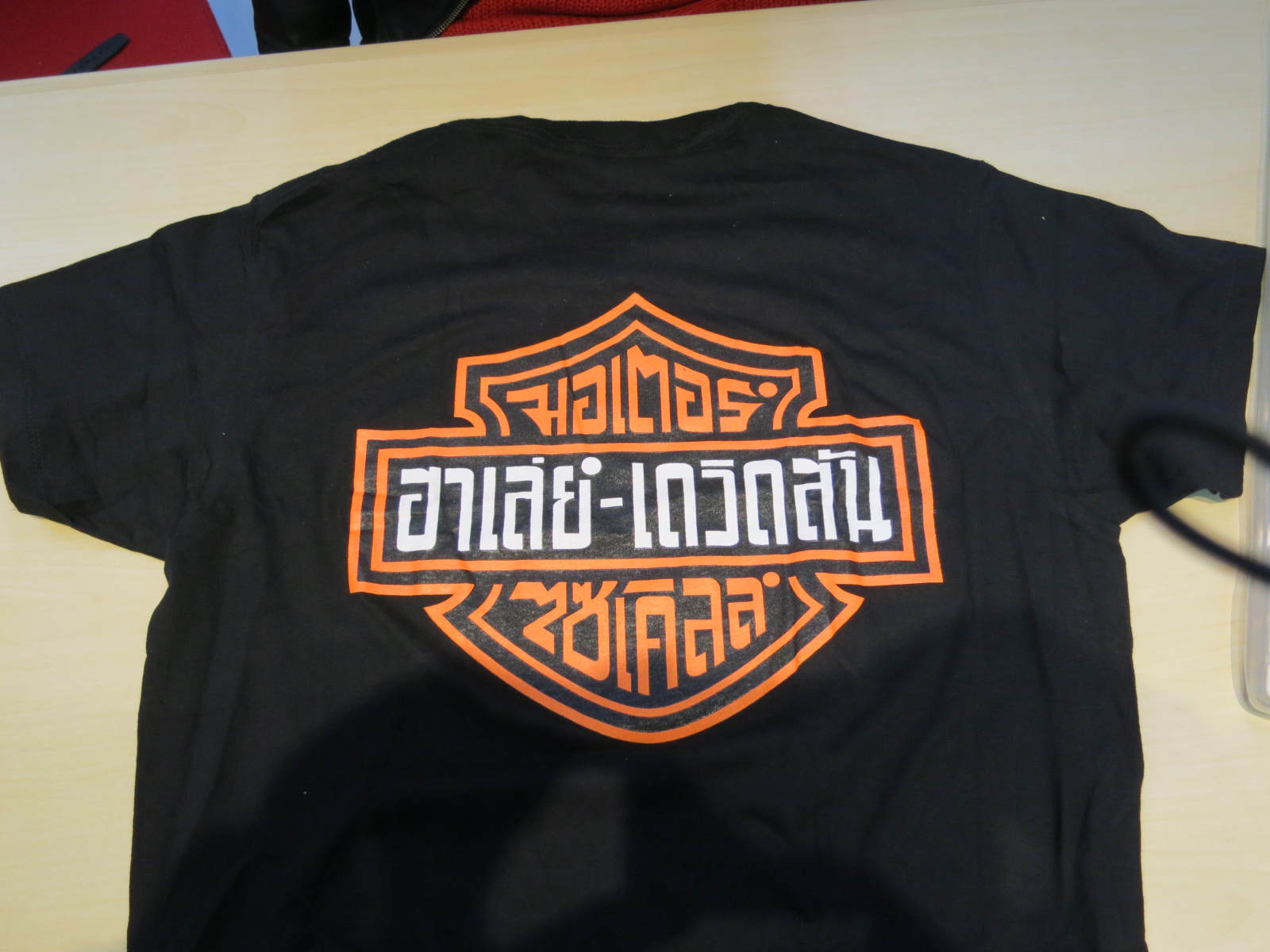 HARLEY DAVIDSON　が他言語で書いてあるTシャツってどう？