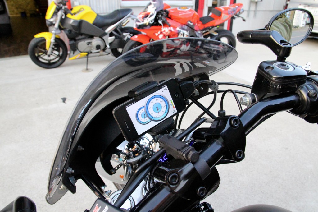 2007 HARLEY DAVIDSON DYNA STREET BOB GX4　GAUGEFACE取り付け