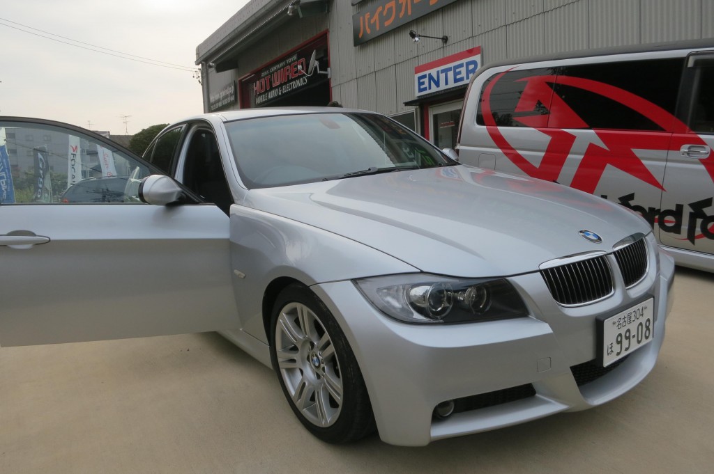 E91 BMW 323i　カーオーディオカスタム，ドライブレコーダー