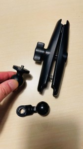 バイク用　GoPro カメラ　マウント　自在アーム　自撮り　膝すり　サーキット