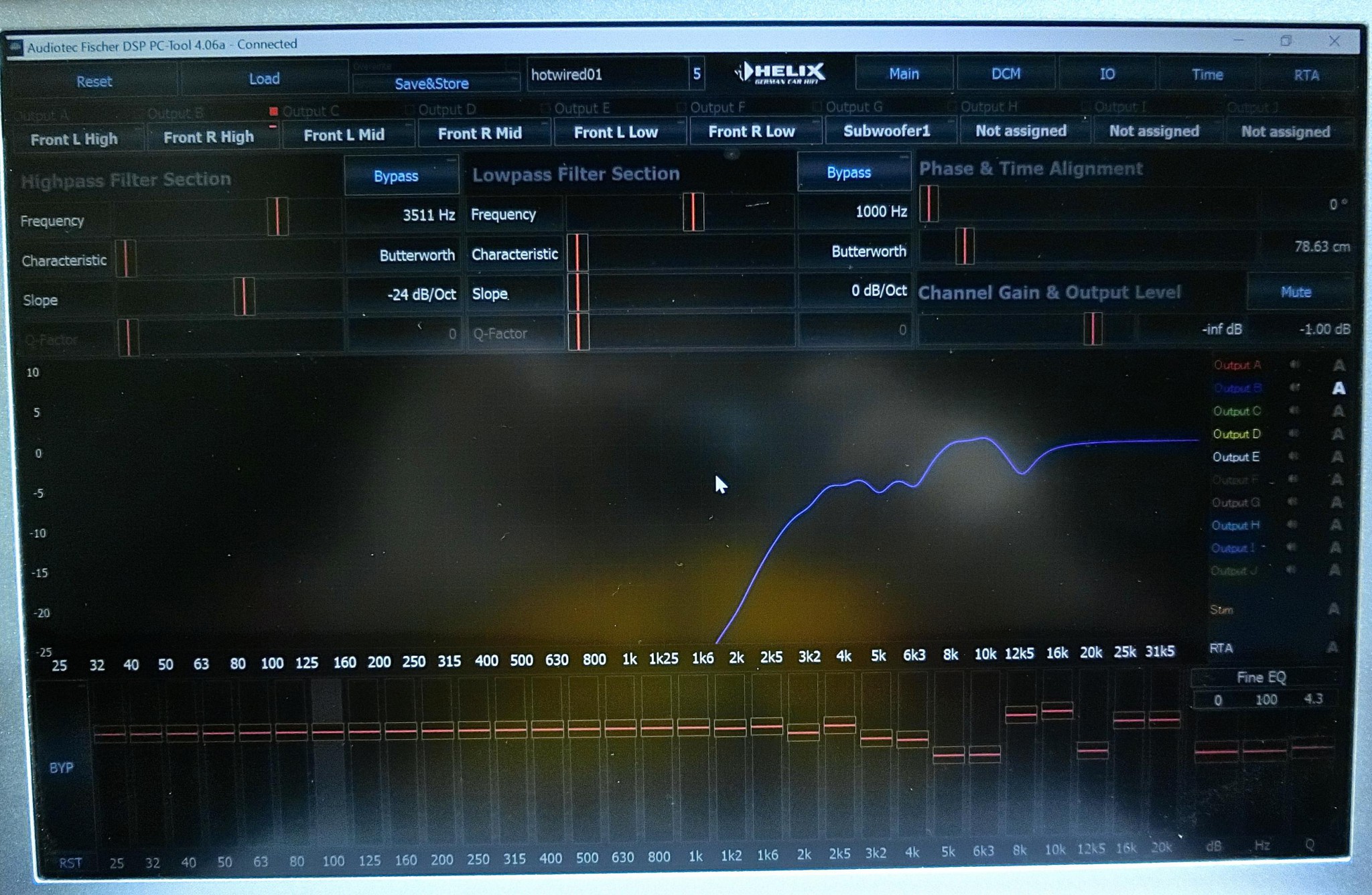 HELIX DSP PRO ヘリックスのプロセッサーの音調整／サウンドセッティングのご依頼