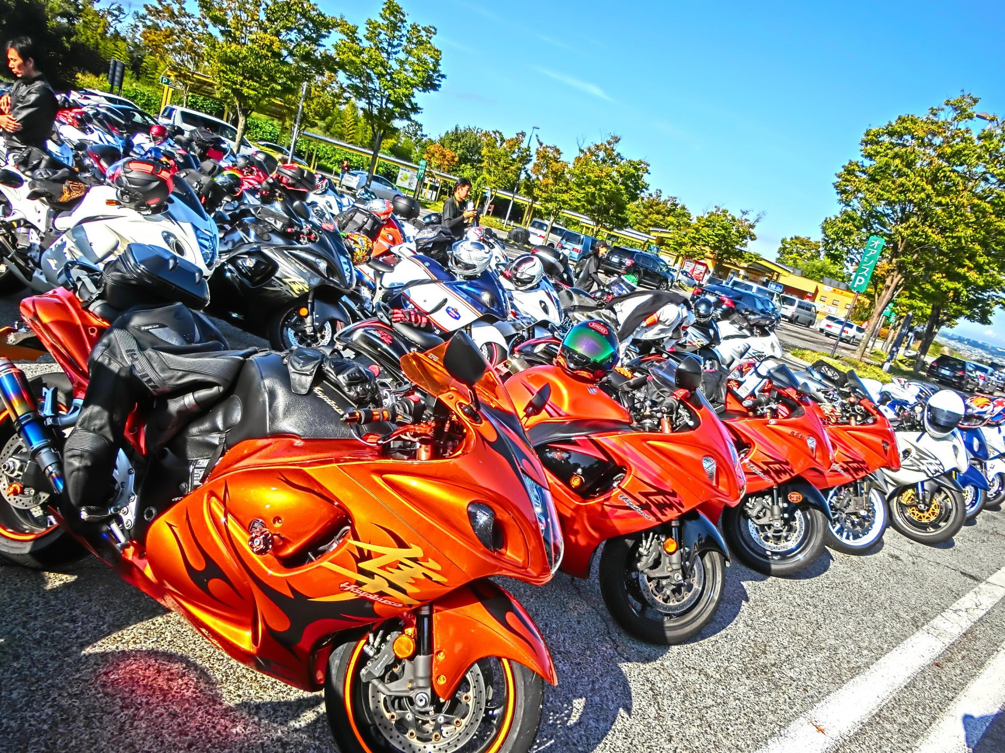隼 100台ツーリング 2017／隼絆プロジェクト／HKP／Over 100 HAYABUSA RIDE in JAPAN