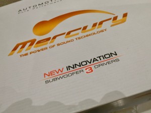 アンプ内蔵ウーハー mercury mcr805