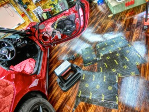 NDロードスター　デッドニングの材料 STP