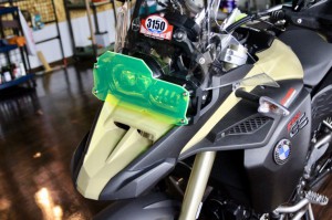 F800GS/F700GS ヘッドライトガード　LED　アクリル