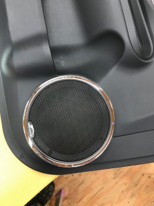 アクア スピーカー交換 mercury c62 ツイーター埋込　ホットワイヤード　アウターバッフル