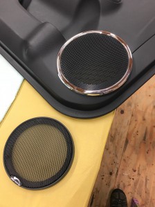 アクア スピーカー交換 mercury c62 ツイーター埋込　ホットワイヤード　アウターバッフル化　簡単