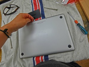 mac book pro ssd交換　メモリー交換