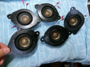 アクセラ 純正BOSE スピーカー交換　音質向上　9スピーカー　ボーズサウンド　スピーカー交換　インナーバッフル　MERCURY ツイーター