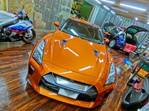 R35 GTR 純正BOSEサウンド スピーカー交換　ホットワイヤード　名古屋