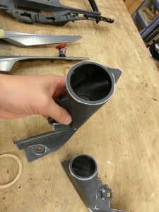 R35 GTR BOSE ツイーター交換 埋込　加工取付