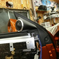 ツイーター埋込　ピラー埋込　シボ加工　シボ塗装　HOT WIRED　名古屋