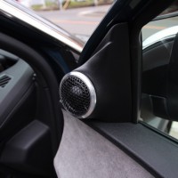 プジョー5008 スピーカー交換　音質向上　ツイーター埋込