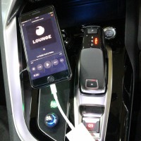 車載　無接点充電　無接点充電マグネットiPhoneホルダ　プジョー　5008 3008 JL AUDIO vxi vx800