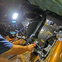 R35 GTR デッドニング　リアシート　フロア　STP ホットワイヤード　静穏化　ロードノイズ　名古屋