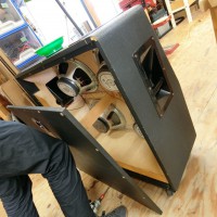 MARSHALL キャビネット 改造 2発 クラプトン 補強　オーバーホール　1960 チューンナップ