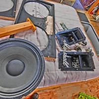 MARSHALL キャビネット 改造 2発 クラプトン 補強　オーバーホール　1960 チューンナップ