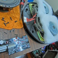 CX-8 BOSE サブウーハー 交換 パワードウーハー スペアタイヤ型