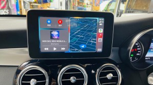 w253 w222 w205 glc 後付け　CarPlay カープレイ　w245 ベンツCクラス　Sクラス　Gクラス　GLA CLA GLC Android Auto Youtube ワイイヤレス　iPhone Bluetooth