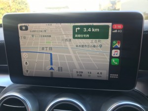 W205 BENZ Cクラス CarPlay ANDROID AUTO 外部入力 AUX ACTIVATE 有効化 コーディング HOT WIRED 名古屋