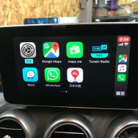 W205 BENZ Cクラス CarPlay ANDROID AUTO mirroring ミラーリング　外部入力 AUX ACTIVATE 有効化 コーディング HOT WIRED 名古屋