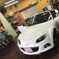NCロードスター　スピーカー交換　ピラー埋め込み　ツイーター　サウンドナビ　サウンドセッティング　ホットワイヤード　名古屋