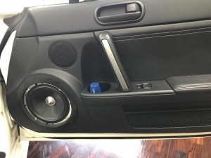 NCロードスター　スピーカー交換　ピラー埋め込み　ツイーター　サウンドナビ　サウンドセッティング　ホットワイヤード　名古屋 MERCURY C62