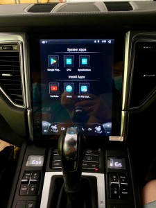ポルシェ　マカン　純正ナビ交換 テスラ 大画面 10インチ 12インチ アンドロイド　CarPlay