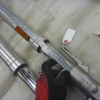 buell フロントフォーク　オーバーホール　シール交換　フォークオイル交換　skf スプリング交換