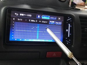 自作 DIY カーオーディオ 調整 音調整 サウンド設定 サウンドセッティング　チューニング　HOT WIRED ホットワイヤード　名古屋　愛知県　イコライザー　EQ