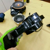 ミッドベース　ウーハー　ドアスピーカー   AUDI純正BOSE スピーカー交換　ドアスピーカー 交換　ツイーター交換　アウディ A8 A6 A5 A4 ウーハー　エンクロージャー　ANC Mercury Car Audio C62