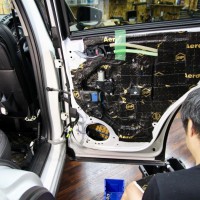 CX-5 正しいドアのデッドニングのやり方　制振　防音　静音　STP HOT WIRED ホットワイヤード　名古屋　車内の静音化　カーオーディオ　スピーカー交換　BOSE