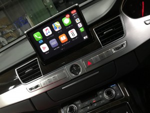 アウディ純正BOSE Apple CarPlay ミラーリング YOUTUBE グーグルマップ