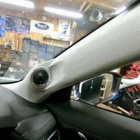 CX-5 スピーカー交換　ドアのデッド二ング　音質向上　HOT WIRED 名古屋　Mercury Car Audio ツイーター埋込