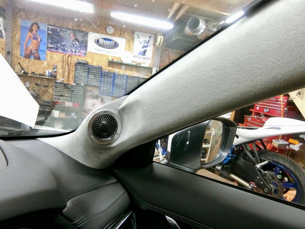 MAZDA CX-5 スピーカー交換　アウターバッフル製作＋ツイーター埋込＋ドアのデッドニングのご紹介 Mercury Car Audio K62+STP AERO