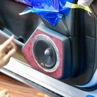 CX-5 スピーカー交換 アウターバッフル　ツイーター埋込　Mercury Car Audio　HELIX DSP HOT WIRED　名古屋