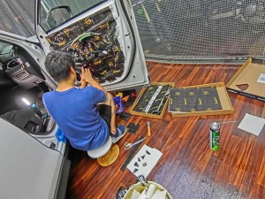 CX-5 正しいドアのデッドニングのやり方　制振　防音　静音　STP HOT WIRED ホットワイヤード　名古屋　車内の静音化　カーオーディオ　スピーカー交換　BOSE DYNAMAT