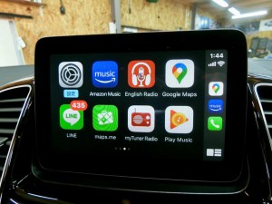 GLE NTG5S1 ベンツ　後付けCarPlay AndroidAuto 有効化　コーディング　Apple CarPlay ホットワイヤード　名古屋