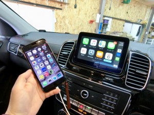 GLE NTG5S1 ベンツ　後付けCarPlay AndroidAuto 有効化　コーディング　Apple CarPlay ホットワイヤード　名古屋　カープレイ 