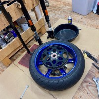 BUELL ビューエル XB12 XB9 フォークオイル　フロントフォーク　オーバーホール　メンテナンス