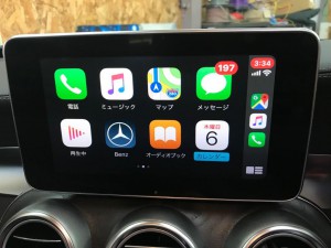 ワイヤレスCarPlay AndroidAuto ワイヤレスミラーリング　ミラーリンク　BENZ W205 W222 W235 GLC ベンツ　純正ナビ