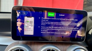 ワイヤレスCarPlayドングル,接続設定,WIFI,W205,W213,W222,ベンツ,純正CarPlay,無線化 デザリング　パスワード